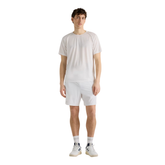 Men's Tournament Shorts : White with Grey matter