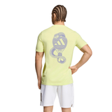 Men's Padel Graphic T-Shirt : Semi Frozen Lemon