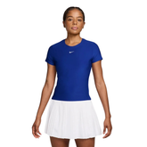 Women's Nike Victory Dri-Fit Short-Sleeve Tennis Top : Old Royal | White