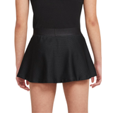 Girl's Nike Court Dri-Fit Victory Tennis Skirt : Black | White