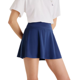 Women's Tournament Skorts : Navy with White