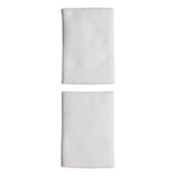 Tennis Wristband Large : White | White | Black