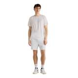 Men's Tournament Shorts : White with Grey matter