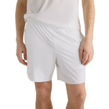 Men's Tournament Shorts : White with Grey matter