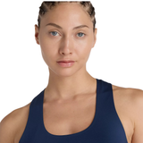 Women's Tournament Tank : Navy with White