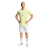 Men's Padel Graphic T-Shirt : Semi Frozen Lemon