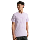 Men's Nike Court Dri-Fit Tennis T-Shirt : Violet Mist