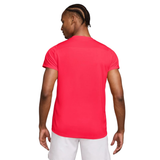 Men's Nike Court Victory Dri-Fit Tennis Top : Bright Crimson | Black