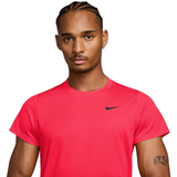 Men's Nike Court Victory Dri-Fit Tennis Top : Bright Crimson | Black