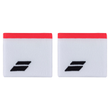 Babolat Logo Wristband : White | Red